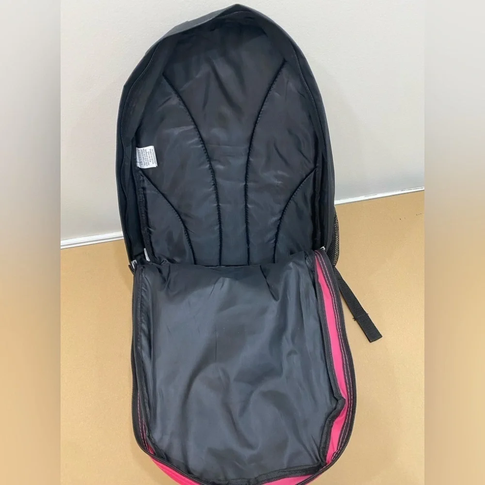 Everest Black and Pink Backpack